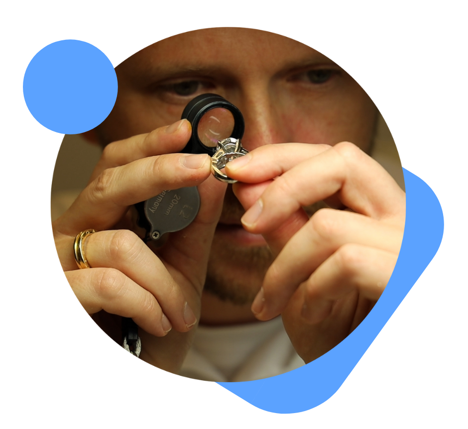 Alex Checking Diamond Ring